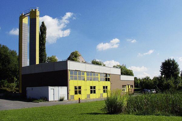 Das Blockheizkraftwerk in der Schwabacher Straße, Zirndorf