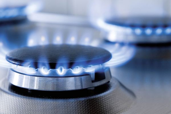 Bild für dekorative Zwecke, Gasherd