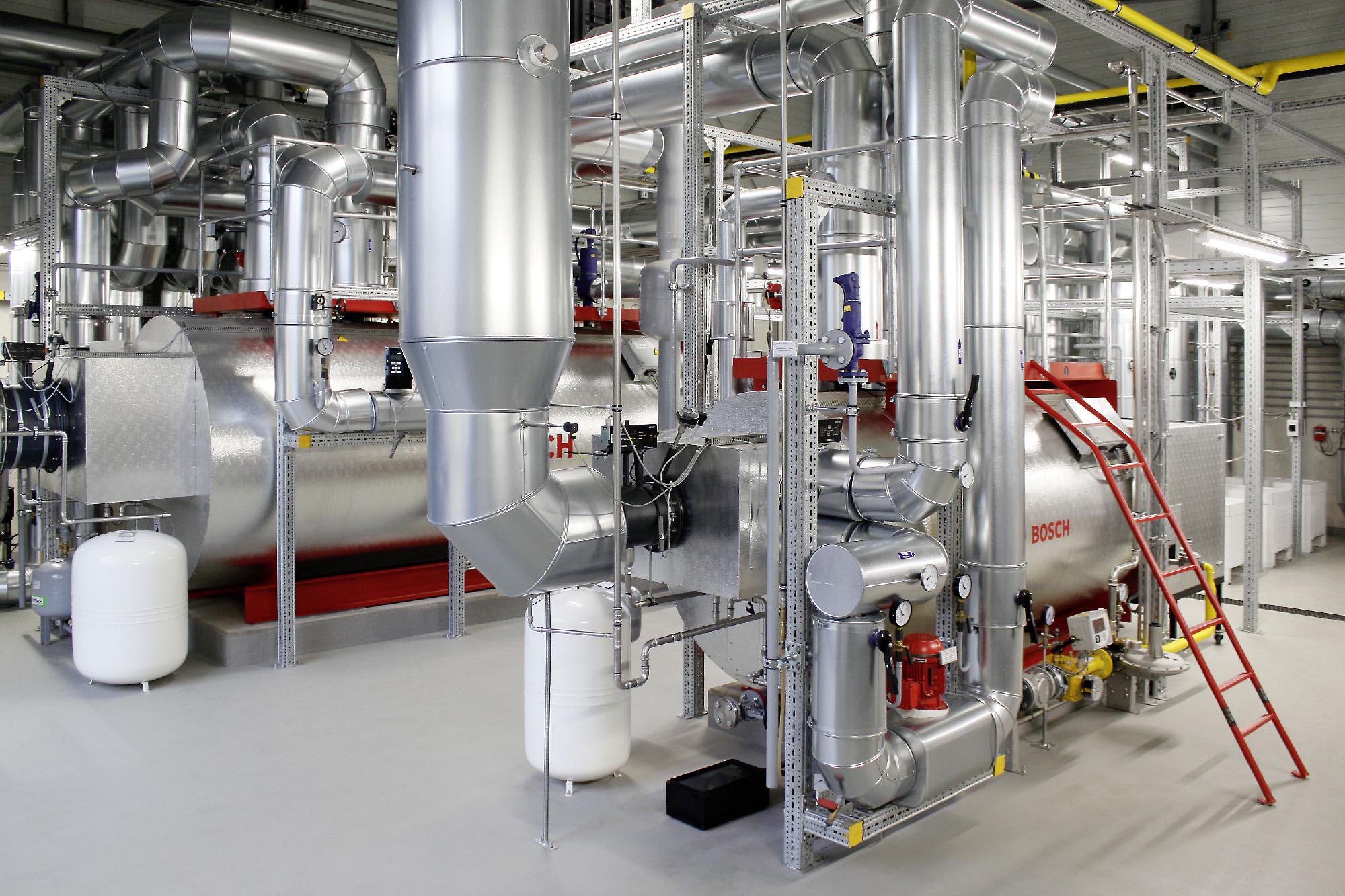 Bild aus dem neuen Blockheizkraftwerks in der Schwabacher Straße, Zirndorf