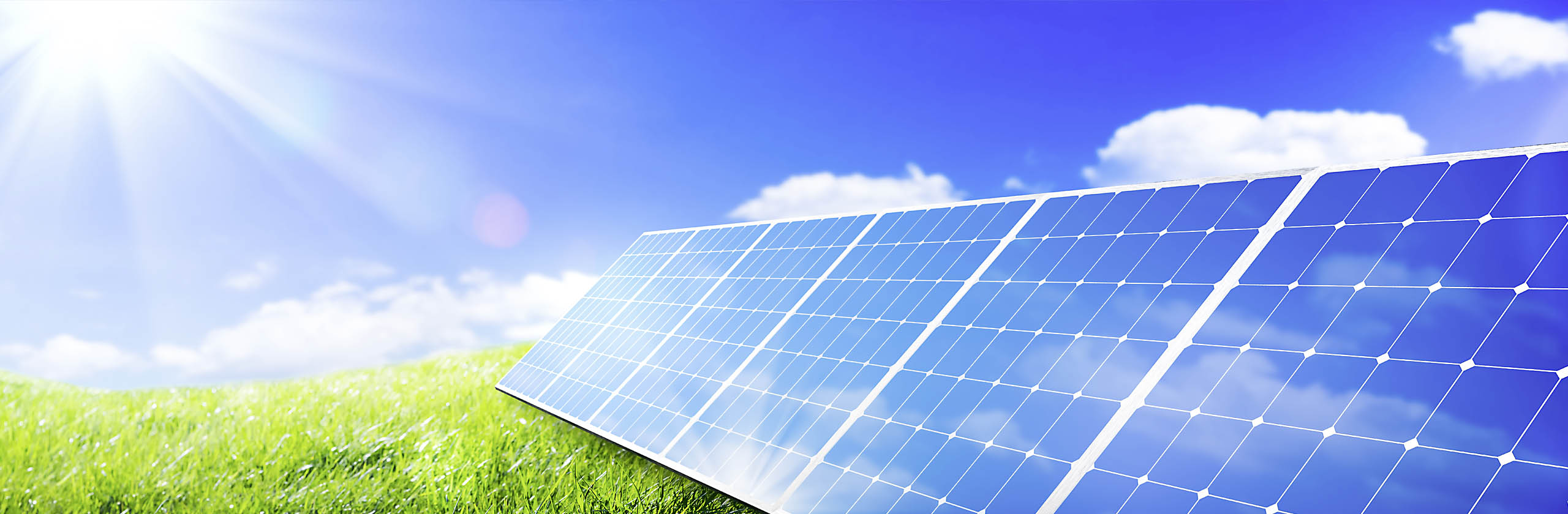 Kopfzeilenbild, dekorativer Zweck - Photovoltaikanlage